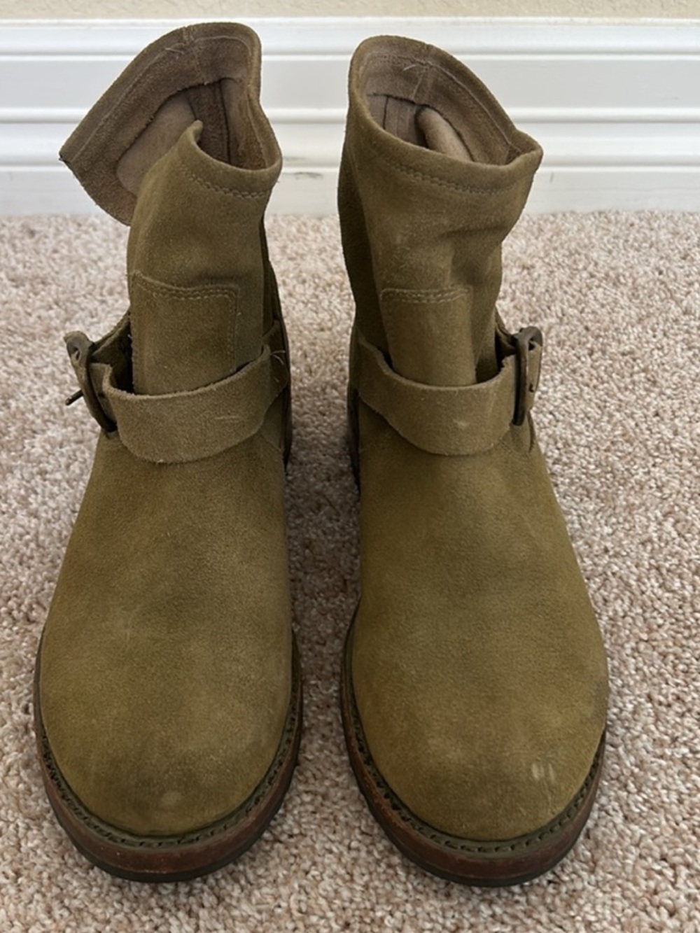 Frye Veronica Suede Boots - Sage sz 8 suede - Picture 3 of 10